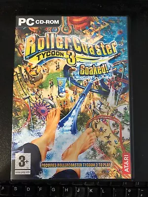 £2.20 • Buy Rollercoaster Tycoon 3: Soaked! Expansion Pack (PC Game CD-ROM) USED