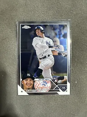 2023 Topps Chrome Anthony Volpe Base Rookie RC #4 Yankees • $3.99