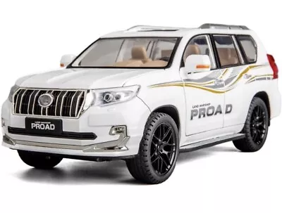 1/18 Scale Land Cruiser Prado Style PROAD Toy Model Diecast Car Die Cast White • $79