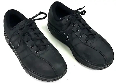 MBT Physiological Footwear Casual W Black Nubuck Walking Rocker Shoes Womens 8.5 • $41.99