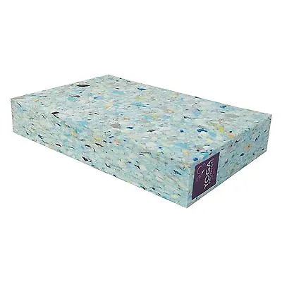 1 X Recycled Chip Foam FULL Height Yoga Block 30cm X 20cm X 5cm - 2 Inch Block • £6.25