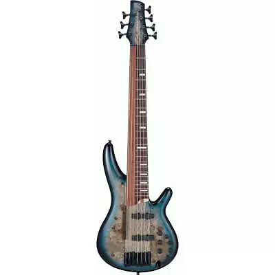 Ibanez SRAS7 Ashula Bass Guitar 7-String Cosmic Blue Starburst • $2397.95