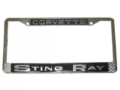 1963-1967 Corvette License Plate Frame C2  Sting Ray • $21.40