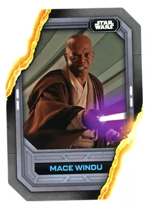 MACE WINDU 2023 Topps Star Wars Lightsaber Stylings Die-Cut #LS-7 C4 • $2.14