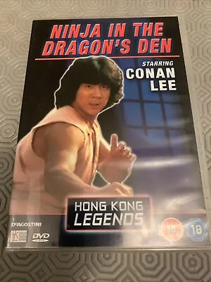 Ninja In The Dragons Den Starring Conan Lee DVD Hong Kong Legends DeAgostini • £6.49