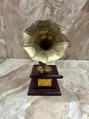 Brass 9  Gramophone Player Phonograph  Horn HMV Vintage Antique Gift • $59.82