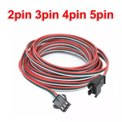 2pin 3pin 4pin 5pin Extension Cable 22AWG JST SM Connector Plug LED Strip Light • $9.99