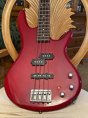 Ibanez Soundgear 4 String Electric Bass Guitar Red • $227