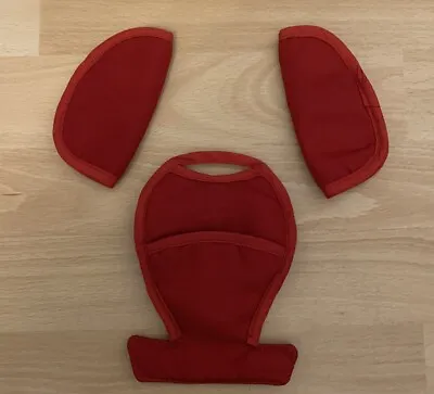 Maxi Cosi Shoulder & Crotch Harness Pads - Maxi Cosi Cabriofix Car Seat - Red • £9.99