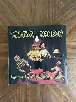 Rare MARILYN MANSON Portrait American Family Green Vinyl LP Set NO T-SHIRT  2009 • $200