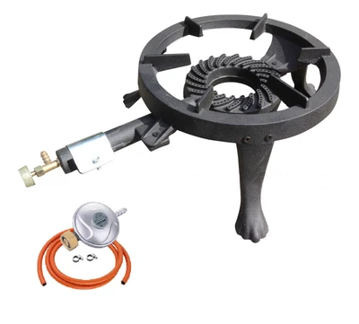 £47 • Buy Gas Boiling Ring Cast Iron Large Burner For LPG Cooker Stove Camping 8kW GB-24