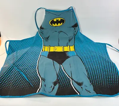 DC Comics Batman Apron Smock Superhero Torso Utility Belt Muscles Ties Costume • £19.23