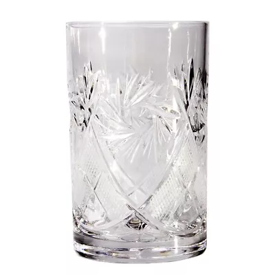 Neman Crystal Faceted Glass. Clear Water Juice Drinking Glass Belarus 250 Ml • $16.95