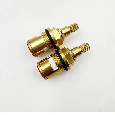 2PCS Ceramic Tap Cartridge Valve Disc Insert Quarter Turn 1/2  20teeth UK • £6.69