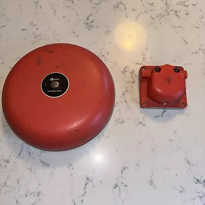 Vintage Simplex Gardner Red Fire Alarm & Audible Signal School Bell • $39.99