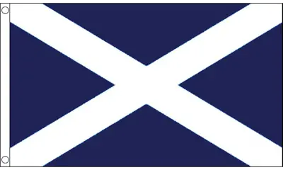 3ft X 2ft Scotland St Andrews Scottish Saltire Navy Blue Polyester Banner Flag • £5.95