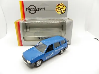 Opel Kadett Caravan Nagel Baumaschinen 1124 Blue 1/43 Gama Miniature IN Box • £32.10