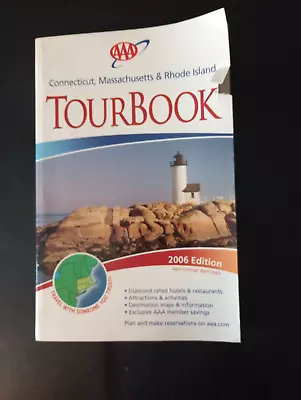 AAA Tour Book Connecticut Massachusetts And Rhode Island  Edition Center T5 • $3