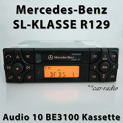 Genuine Mercedes R129 Radio Audio 10 BE3100 Becker Cassette Radio SL-Class 129 • $211.48