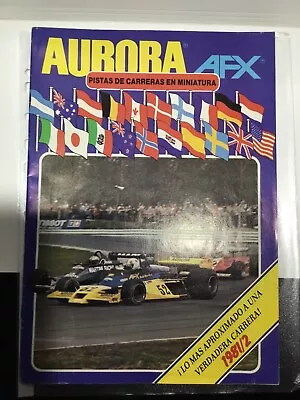 AURORA AFX Motoring Racing Manual 1981/82 European Colour Catalogue 32 Pages VGC • $12.86