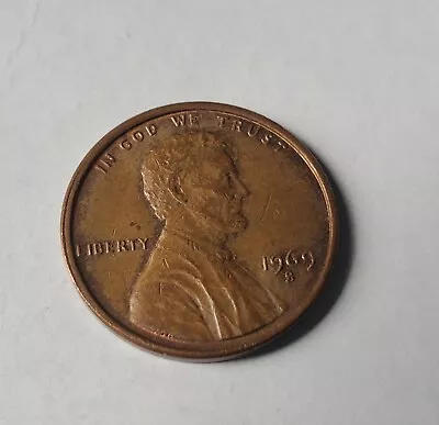 1969 S Penny With Vdb Stamp Error On Obverse • $100