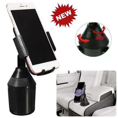 Universal Cup Holder Car Mount Cradle For Cell Phone GPS IPhone Samsung Adjust • $10.90