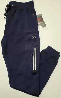 2(X)IST Men's Jogger Pants Sweatpants Medium 32-34 Blue Lounge Fleece New MRP$50 • $11.95