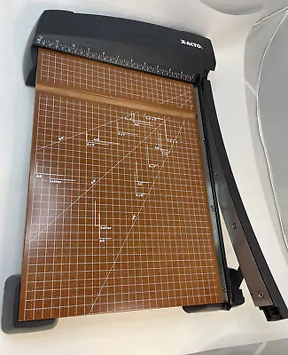 $44.99 • Buy X-ACTO Heavy-Duty Wood Base Guillotine Trimmer 15 Sheets 12  X 15  26315
