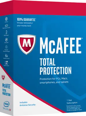McAfee Total Protection 2023 Ten Users 1 Year For New & Existing Customers • $19.58