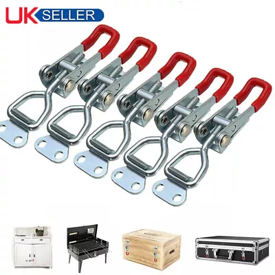 5X 10X Latch Catch Stainless Steel Cabinet Boxes Handle Toggle Lock Clamp Hasp • £11.99