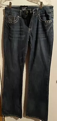 NWT Juniors Size 9 Vault Denim C3 Dark Wash Jeans  • $22