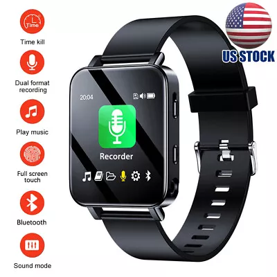 US Voice Activated Digital Audio Sound Recorder Dictaphone MP3 Smart Watch 32GB • $34.38