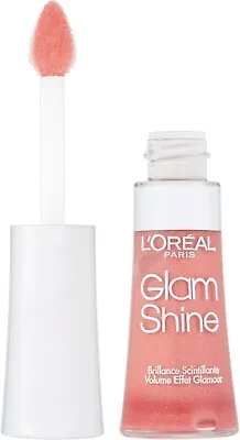 L'Oreal Glam Shine Lip-Plumping Lip Gloss - 403 Magnetic Rose Glow • £4.99