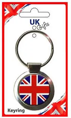 British Keyring Union Jack UK Gifts Keychain GB UK Flag • £4.99