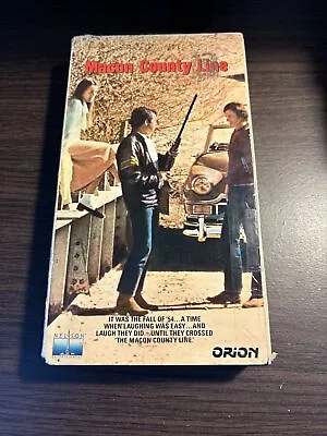 Macon County Line (1974) VHS - Alan Vint Cheryl Waters Geoffrey Lewis • $17