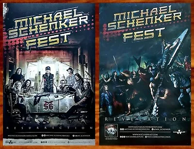 MICHAEL SCHENKER FEST Resurrection | Revelation Ltd Ed 2 New RARE Posters Lot! • $49.99