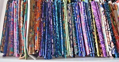 Batik Fat Quarters 100% Cotton Quilting Fabric **new Fabrics Added** • $3.60