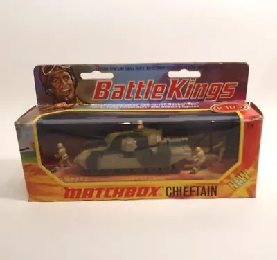 MATCHBOX BATTLE KINGS K-103 Chieftan Tank With Original Box • £45
