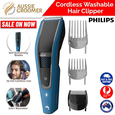 New Philips Series 5000 Washable Hair Clipper • $67.91