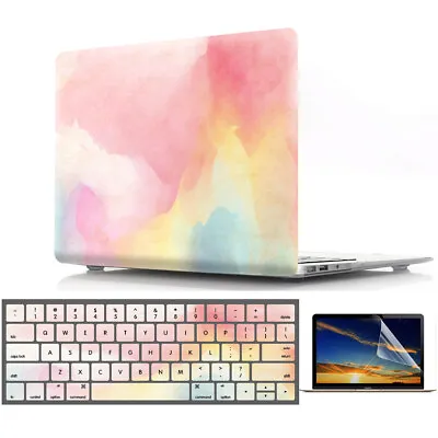 £4.79 • Buy Rainbow Mist Hard Case Keyboard / Screen Cover For Macbook Air Pro 11 13 14 15 