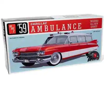 AMT 1959 Cadillac Ambulance 1/25 Scale Model Kit AMT1395 • $37.99