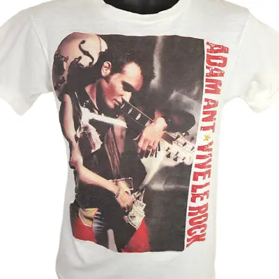 $209.99 • Buy Adam Ant T Shirt Vintage 80s World Tour 1985 Marco Wiczling Made In USA Small