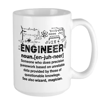 CafePress Engineer Funny Definition Mugs Large Mug (2013061805) • $17.99