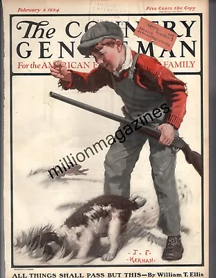 1924 Country Gentleman February 2 - Rabbit Hole - J F Kernan; Albert Terhune • $31.20