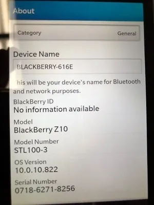 BlackBerry Z10 STL100-3 16GB 4G LTE  Verizon GSM Smartphone 60 Days Warrranty! • $59.99