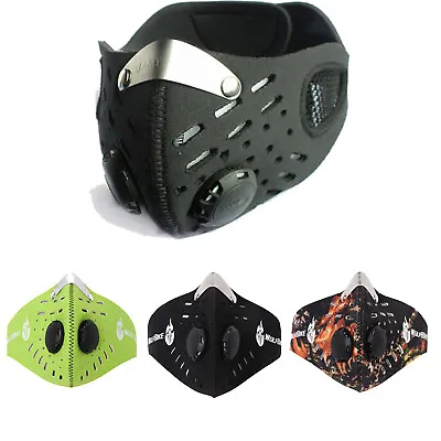 Breathable Face Mask Anti Gas Smoke Half Face Mask Reusable For Outdoor Sports • $3.99