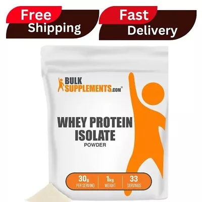 BULKSUPPLEMENTS.COM Whey Protein Isolate Powder (Whey Protein) 33 Serving 2.2lb • $59.99