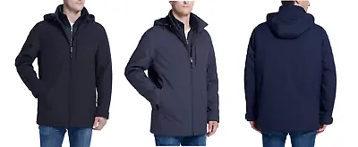 Weatherproof Men's Ultra Tech Men's Jacket Fleece Bib Removable Hood • $42.99