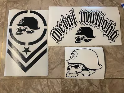 Metal Mulisha Stickers Die-Cut Sticker Pack Lot Of 3 • $11.50