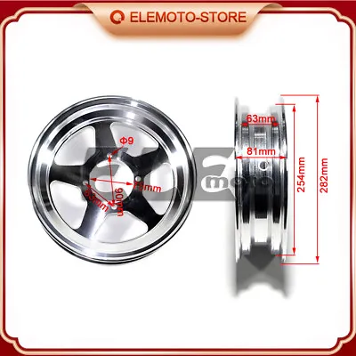 2.50-10 10 Inch AluminumFront Wheel Rim Hub For Honda Monkey Z50 Mini Trail Bike • $66.49